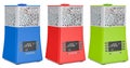 Set of colored ultrasonic humidifiers, 3D rendering Royalty Free Stock Photo