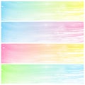 Set of colorful Abstract water color art Royalty Free Stock Photo