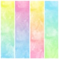 Set of colorful Abstract water color art paint Royalty Free Stock Photo