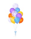 Set of colorful balloons Royalty Free Stock Photo