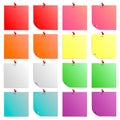 A set of colorful, beautiful sticks, leaves with buttons Royalty Free Stock Photo