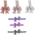 Set of colorful bows