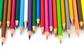 Set of colorful color pencil Royalty Free Stock Photo