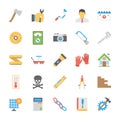 Engineering Flat Icons Set