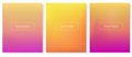 Set of colorful gradients.