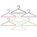 Set of Colorful Hangers