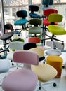 Colorful office chairs Royalty Free Stock Photo