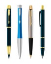 Set colorful pens Royalty Free Stock Photo