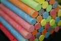 Set of colorful pieces of chalk