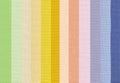 Set of colorful polyester fabric, texture background