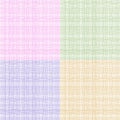 Set of colorful thread fabric texture