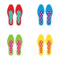 Set of Colorful Women Shoes