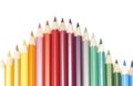 Set of colour pencils Royalty Free Stock Photo