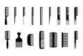 Set of combs, illustration