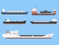 Cargo vessels and tankers shipping delivery bulk carrier train freight