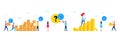 Set of Computer fingerprint, Fingerprint and User line icons. For design. Vector