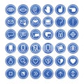 Set of computer icons