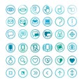 Set of computer icons