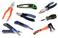 Set of construction tools. Tool isolated. Royalty Free Stock Photo