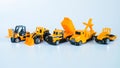 Set of Construction vehicles and heavy machinery.Industrial vehicles truck