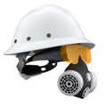 Set of construction wear for repair and installation on white background