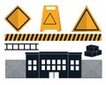 Set of contruction icons