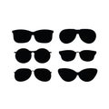 Set of cool and trendy sunglasses