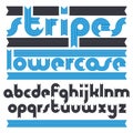 Set of cool vector lowercase English alphabet letters isolated.