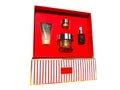 Milan, Italy - Set cosmetic line Estee Lauder Advanced - September 03, 2023