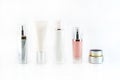 Set of cosmetic products isolated