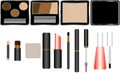 Set of Cosmetics Royalty Free Stock Photo