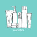 Set of cosmetics