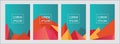 Set of Cover, flyer, brochure, template designset Royalty Free Stock Photo