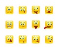 Set crazy emoticons