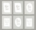 Set of creative journaling cards template for japanese