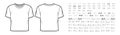 Set of cropped tops, shirts, tanks, blouses technical fashion illustration with fitted oversized body, scoop neck, short