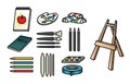 Art Supply Icons