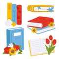 set of cute doodle books