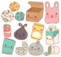 Set of Cute Rubbish