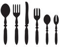 Set Cutlery Royalty Free Stock Photo