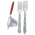 Set of cutlery, tableware