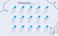 Set of Cyber attack, Sync and Volunteer line icons for web app. Pictogram icon. Vector