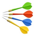 Set of darts Royalty Free Stock Photo
