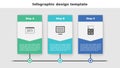 Set Data analysis, Binary code and Calculator. Business infographic template. Vector Royalty Free Stock Photo