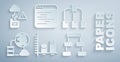 Set Data analysis, Folder tree, Network cloud connection, Hierarchy organogram chart, Software and Cloud technology data Royalty Free Stock Photo