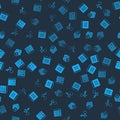Set Debugging, Binary code, Processor and Browser files on seamless pattern. Vector