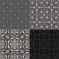 Set of 4 decorative backgrounds