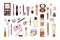 Set of decorative cosmetics for make up