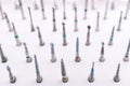 Set of dental burs macro Royalty Free Stock Photo