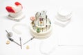 Set of dental technician burs Royalty Free Stock Photo